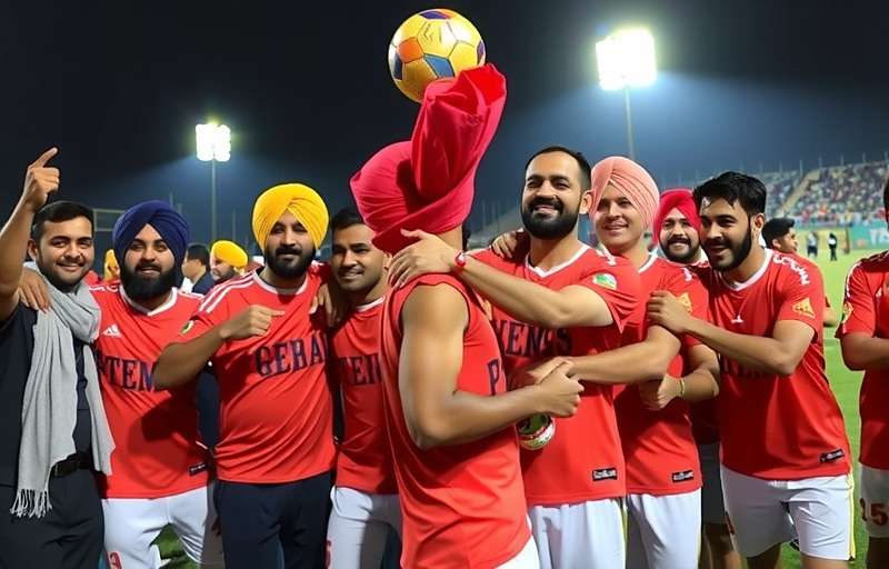 Punjabi Football Clash Community Punjabi Football Clash community showing clan members celebrating a tournament victory